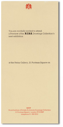 Richard Hollis - RIBA Drawing Collection